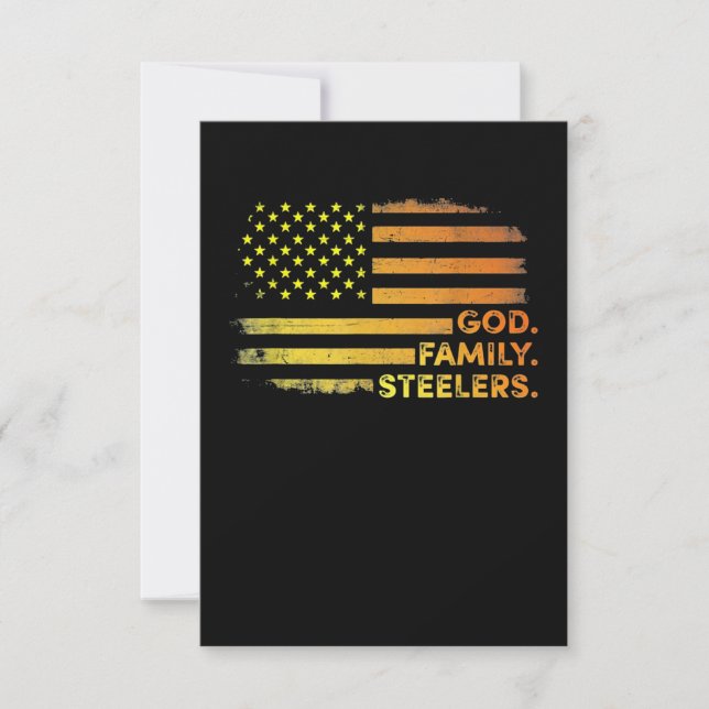 Carte Drapeau de la famille Dieu Pro Us (Devant)