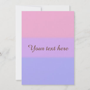 Carte Drapeau de la fierté bisexuelle tombée