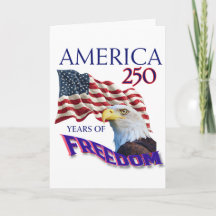 Drapeau de la liberté de l'Amérique 250 ans avec a