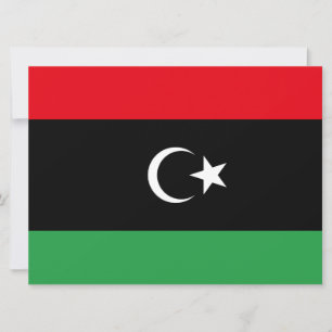 Carte Drapeau de la Libye