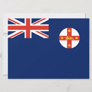 Carte Drapeau de la Nouvelle-Galles du Sud (État austral
