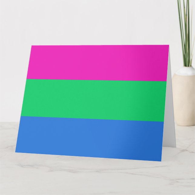 Carte Drapeau de la Pride (Devant)