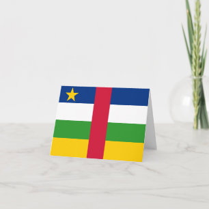 Carte Drapeau de la République centrafricaine