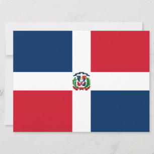 Carte Drapeau de la République dominicaine