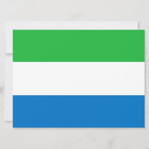 Carte Drapeau de la Sierra Leone