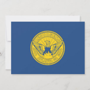 Carte Drapeau de la ville d'Atlanta