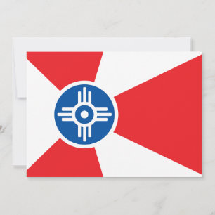 Carte Drapeau de la ville de Wichita