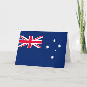 Carte Drapeau de l'Australie