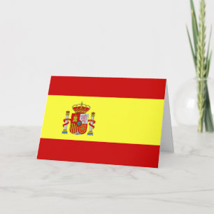 Carte Drapeau de l'Espagne