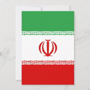 Carte Drapeau de l'Iran