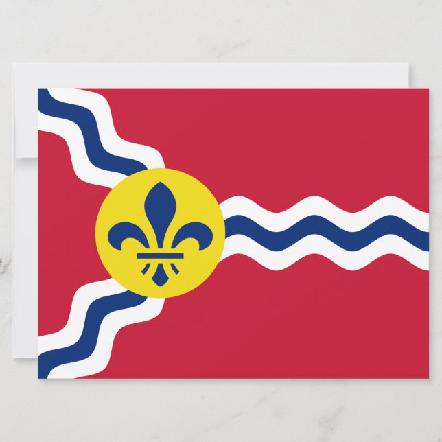 Carte Drapeau de Saint-Louis (Missouri) (Devant)