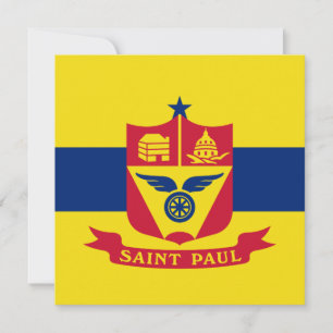 Carte Drapeau de Saint Paul (Minnesota)