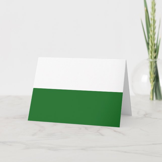 Carte Drapeau de Saxe (État allemand) (Devant)