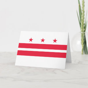 Carte Drapeau de Washington D.C. (District de Columbia)