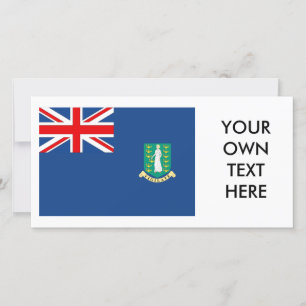 Carte Drapeau des îles Vierges britanniques