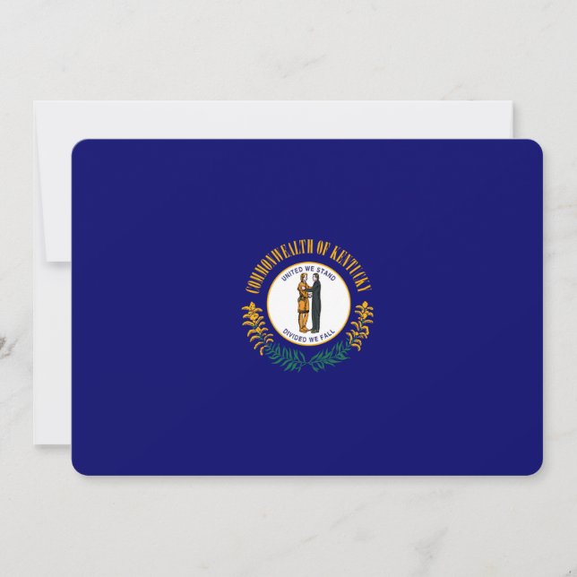 Carte Drapeau d'État du Kentucky (Devant)