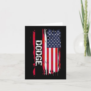 Carte Drapeau Dodge Usa