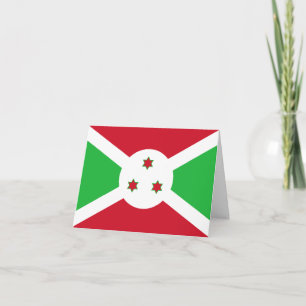 Carte Drapeau du Burundi