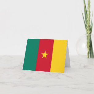 Carte Drapeau du Cameroun