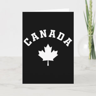 Carte Drapeau du Canada Vacances canadiennes Pêche Rando