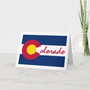 Carte Drapeau du Colorado