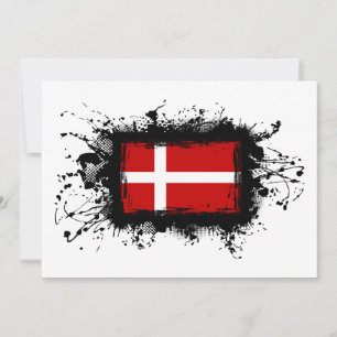Carte Drapeau du Danemark