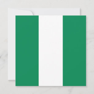 Carte Drapeau du Nigeria