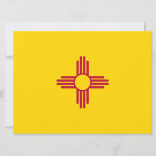 Carte Drapeau du Nouveau-Mexique (États-Unis)