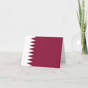 Carte Drapeau du Qatar