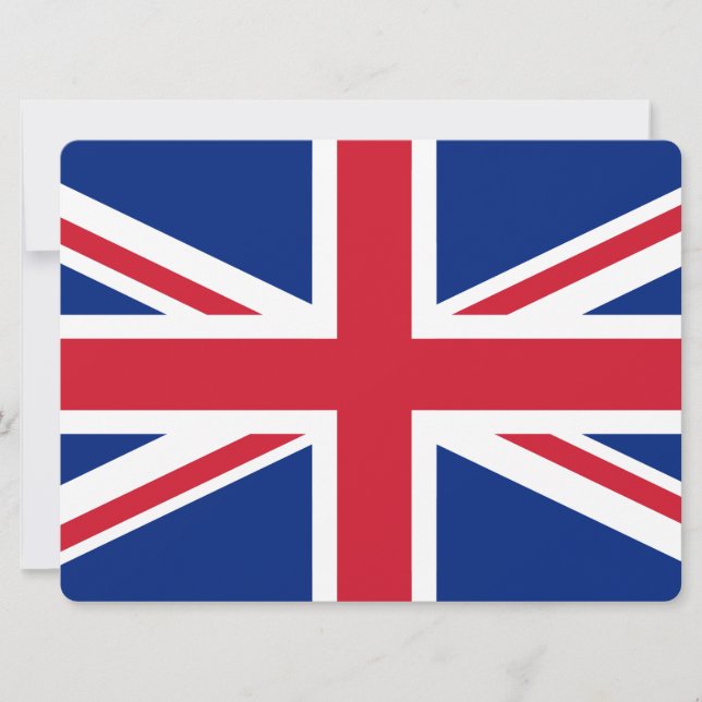 Carte Drapeau du Royaume-Uni (Devant)