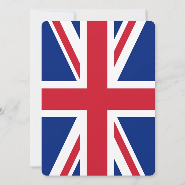 Carte Drapeau du Royaume-Uni (Devant)