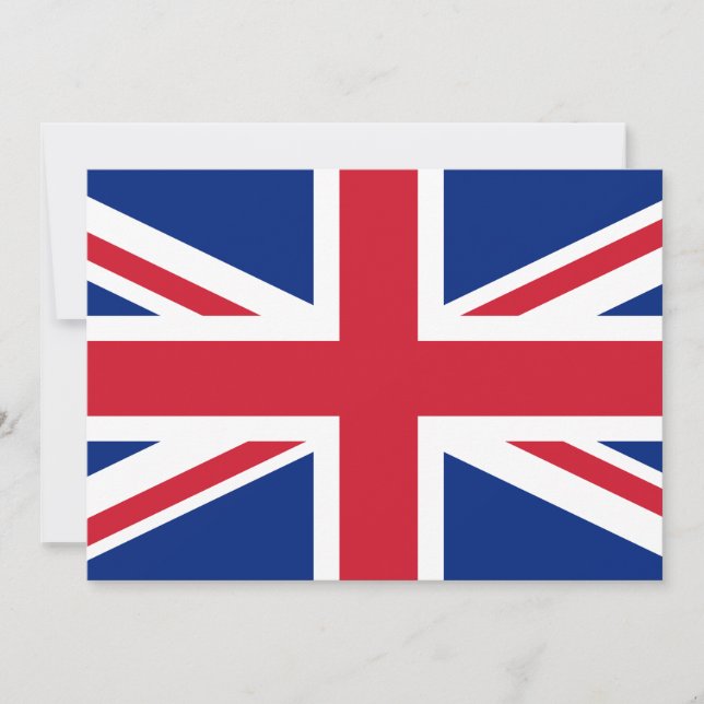 Carte Drapeau du Royaume-Uni (Devant)