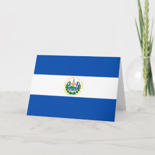 Carte Drapeau du Salvador