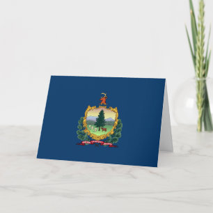 Carte Drapeau du Vermont