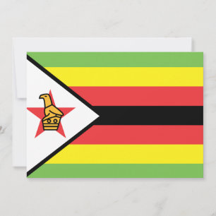 Carte Drapeau du Zimbabwe