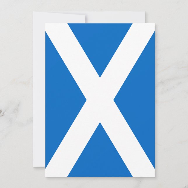 Carte Drapeau écossais (Devant)