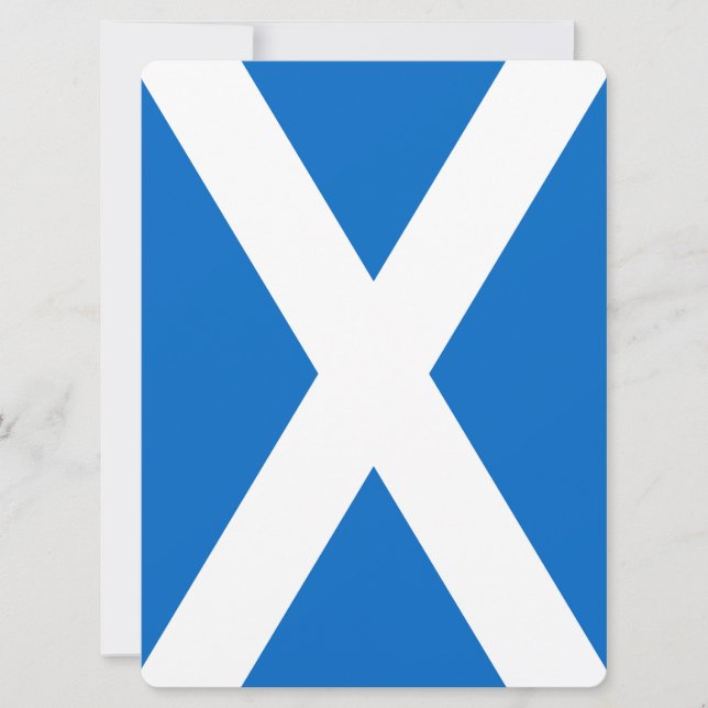 Carte Drapeau écossais (Devant)