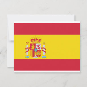 Carte Drapeau espagnol / Espagne