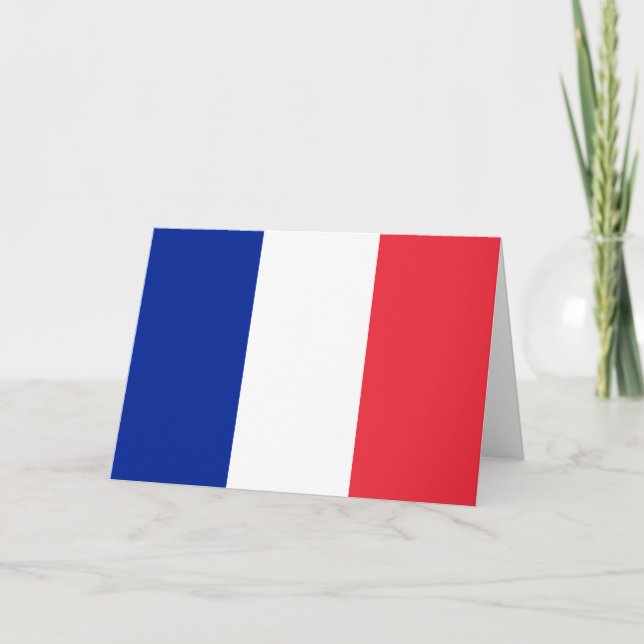 Carte Drapeau français (France) (Devant)