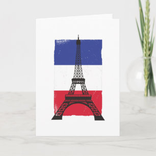 Carte Drapeau français France