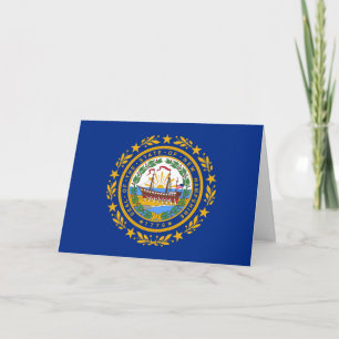 Carte Drapeau Granite Stater, Drapeau du New Hampshire