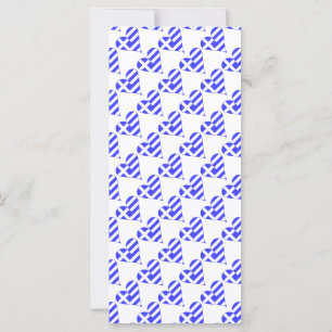 Carte Drapeau grec Coeur drôle Carrelé