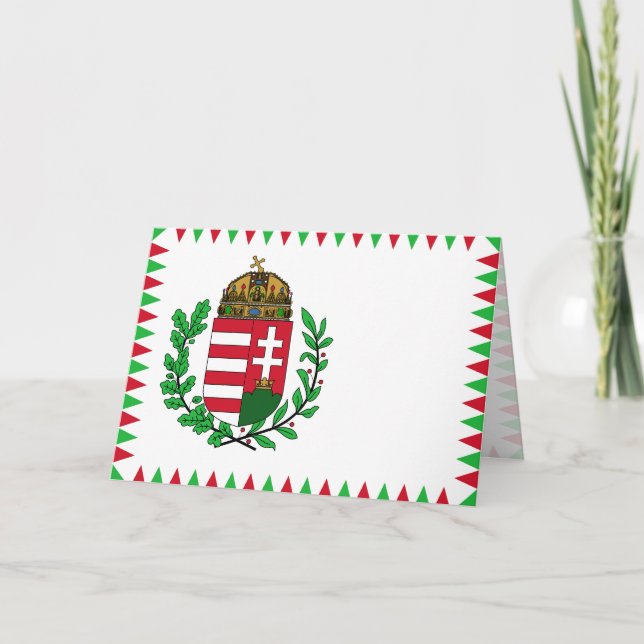 Carte Drapeau Hongrois De L'Enseigne Navale (Devant)