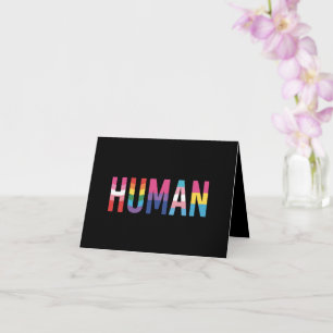 Carte Drapeau LGBT humain Mois de la fierté gay Transgen