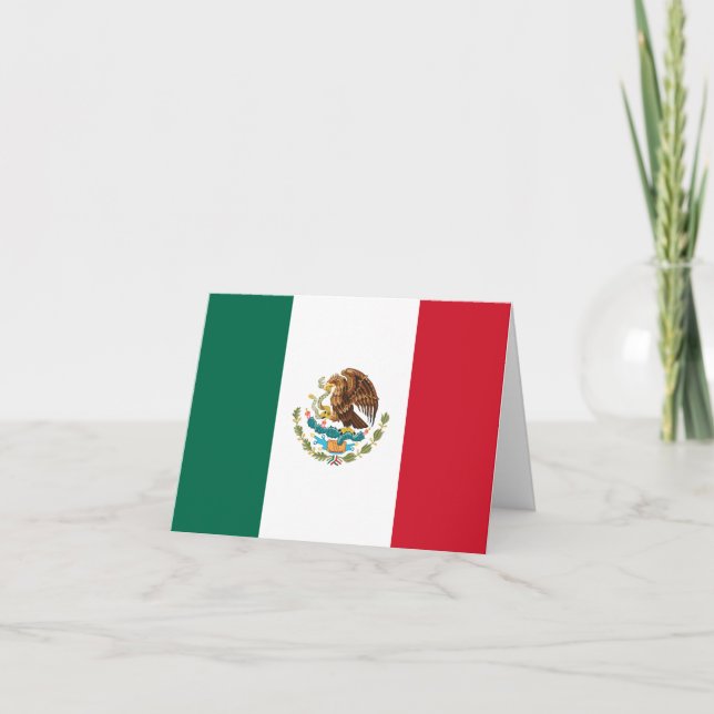 Carte Drapeau mexicain (Devant)