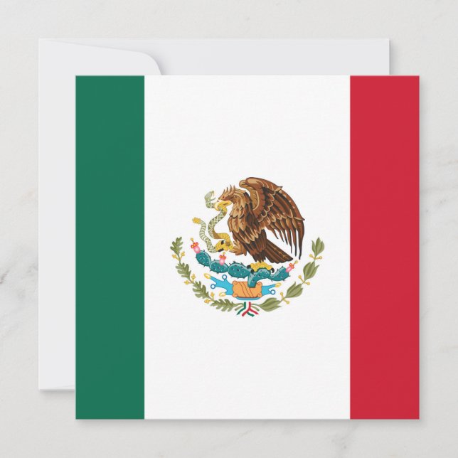 Carte Drapeau mexicain (Devant)