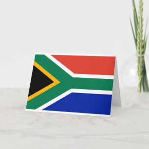Carte Drapeau national Afrique du Sud