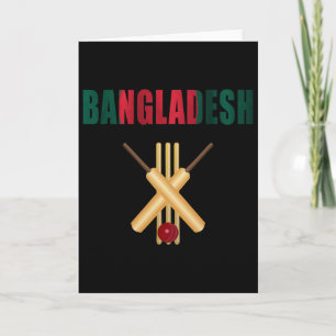 Carte Drapeau Ngladesh Cricket T Ll Guichet 