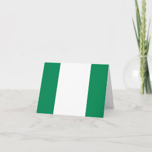 Carte Drapeau nigérian