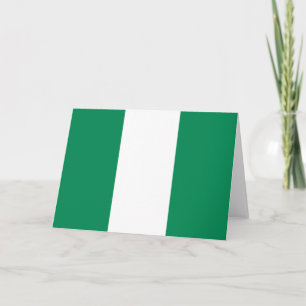 Carte Drapeau nigérian